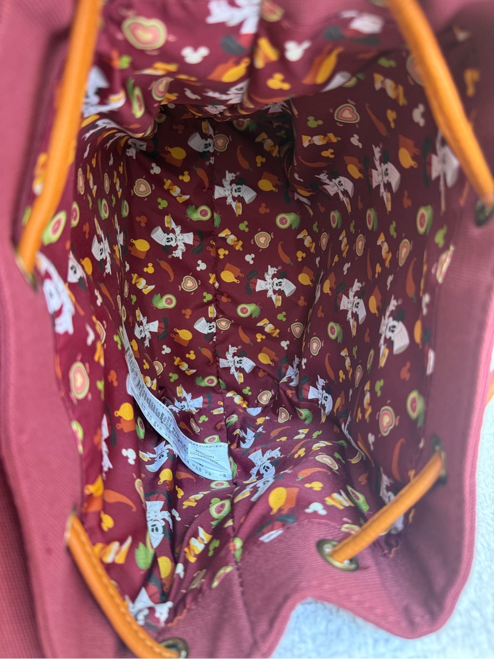 Loungefly DCA Disney Food & Wine Festival 2024 Canvas Mini Backpack - Picture 7 of 11